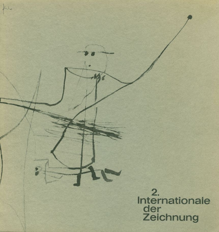 Katalog Stefan Gierowski  2. Internationale der Zeichnung